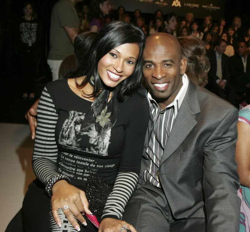 Pilar and Deion Sanders in 2007.