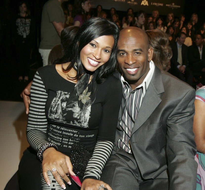 Pilar and Deion Sanders in 2007.