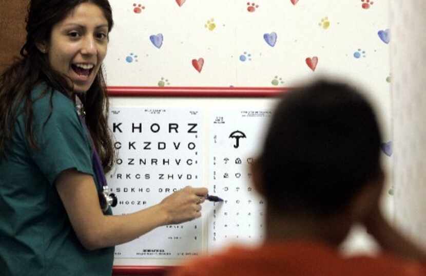 An eye exam tells much more than whether you can read the RKCSZHVD line without help. 