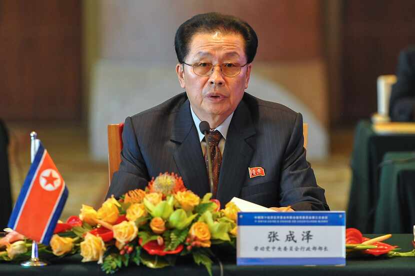 FILE - In this Aug. 14, 2012 file photo provided by China's Xinhua News Agency, Jang Song...