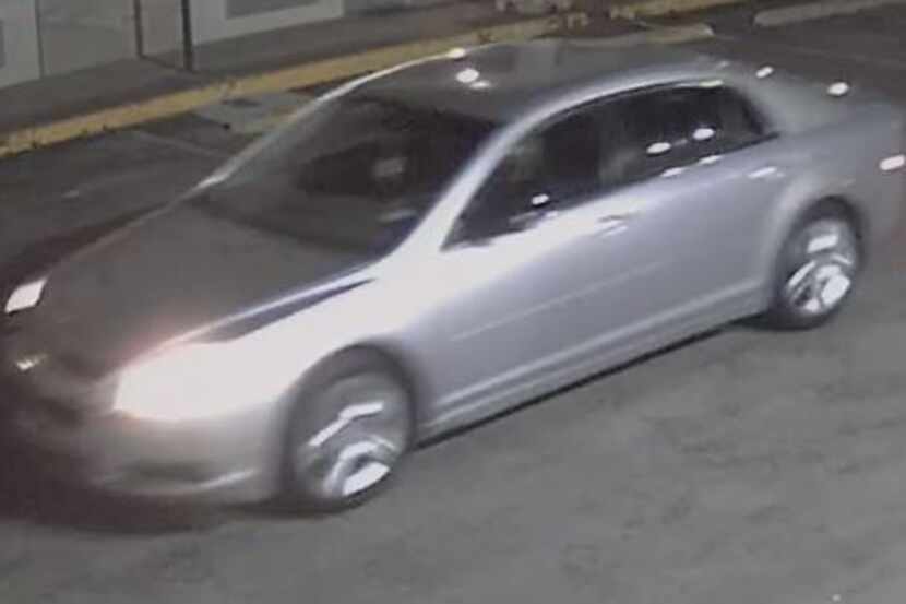 Surveillance footage of a suspect vehicle fleeing an aggravated robbery at the Anchor Motel....