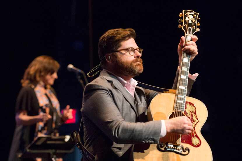 Colin Meloy, lead vocalist for The Decemberists performs at the Majestic Theater.