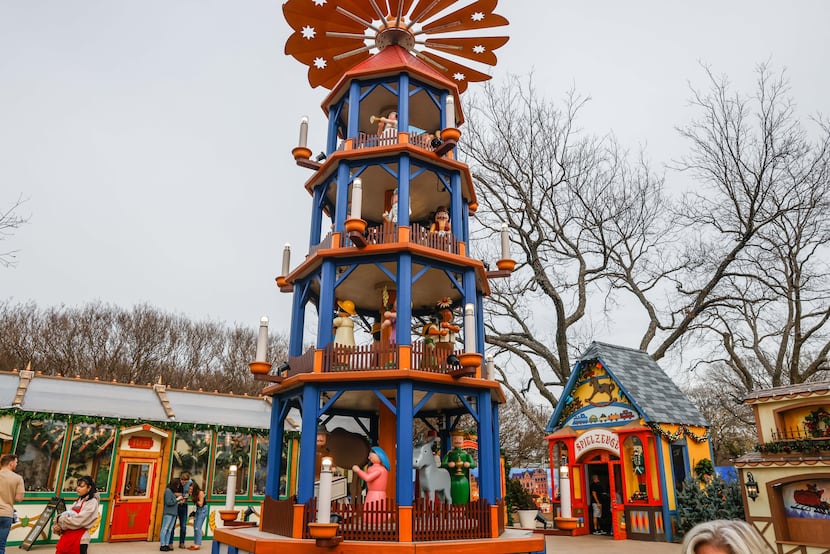 The Children’s Christmas Village at the arboretum.