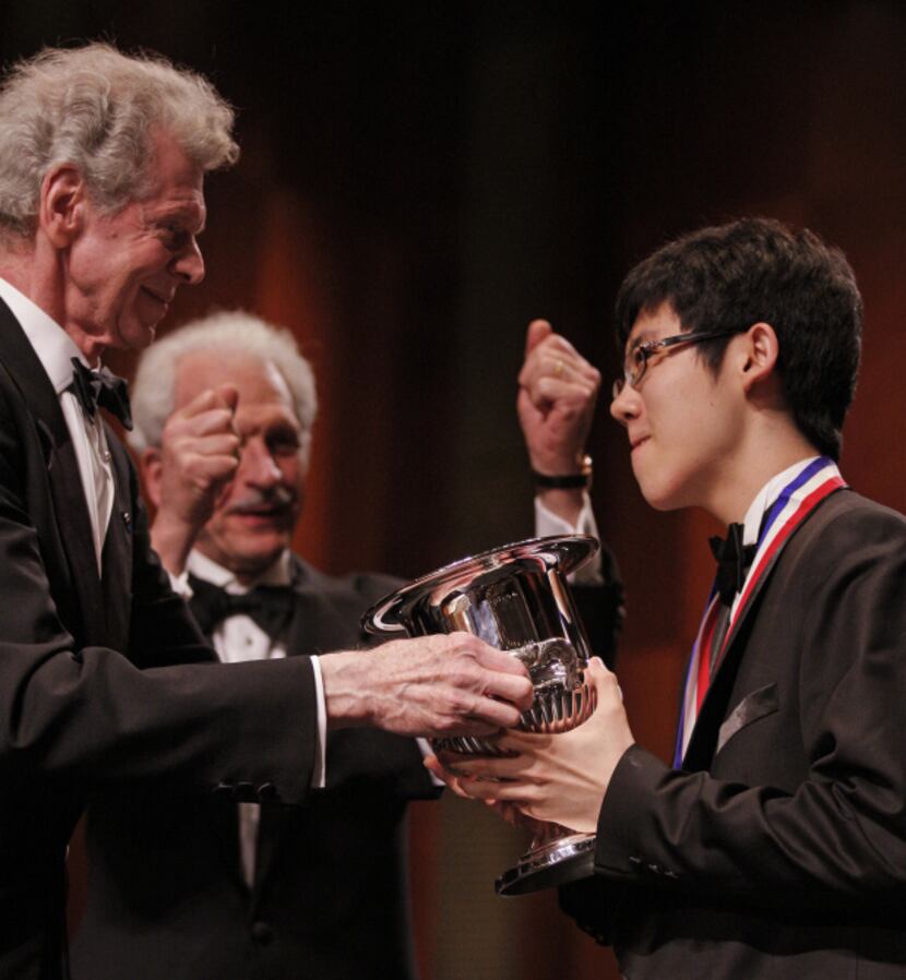 In 2009, Van Cliburn awarded the Van Cliburn International Piano Competition prize to...