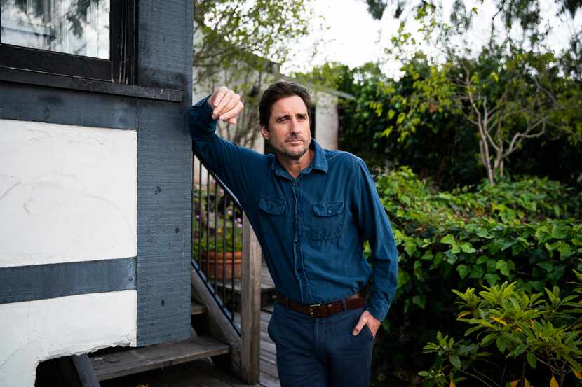 Luke Wilson poses for a portrait at his home in Santa Monica in April.