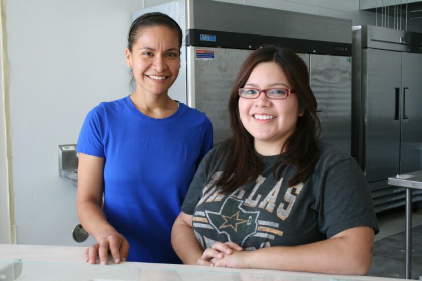 Nancy Castillo (left) and Racene Mendoza hope to open their new vegan bakery, called Reverie...