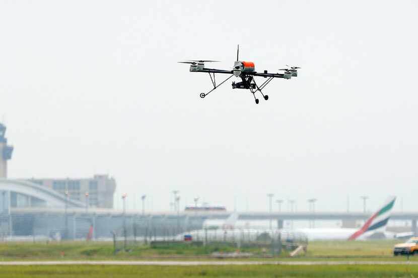 Members of the Lone Star UAS Center of Excellence and Innovation at Texas A&M Corpus Christi...
