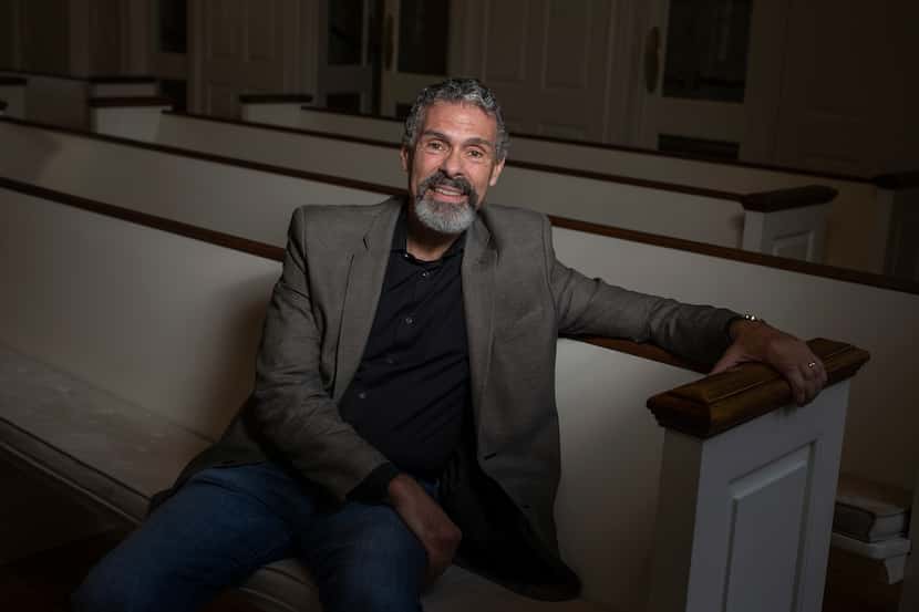 Harold Recinos at the Perkins Chapel at Southern Methodist University in May 2019.