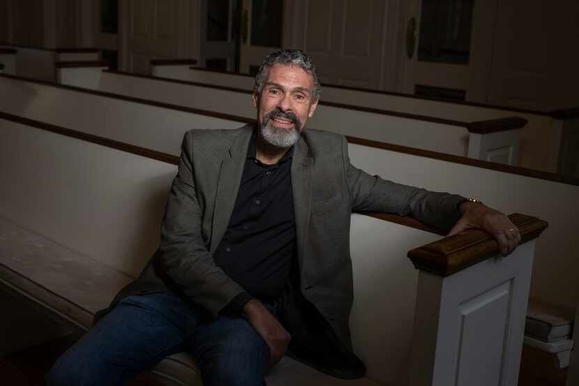 Harold Recinos at the Perkins Chapel at Southern Methodist University in May 2019.