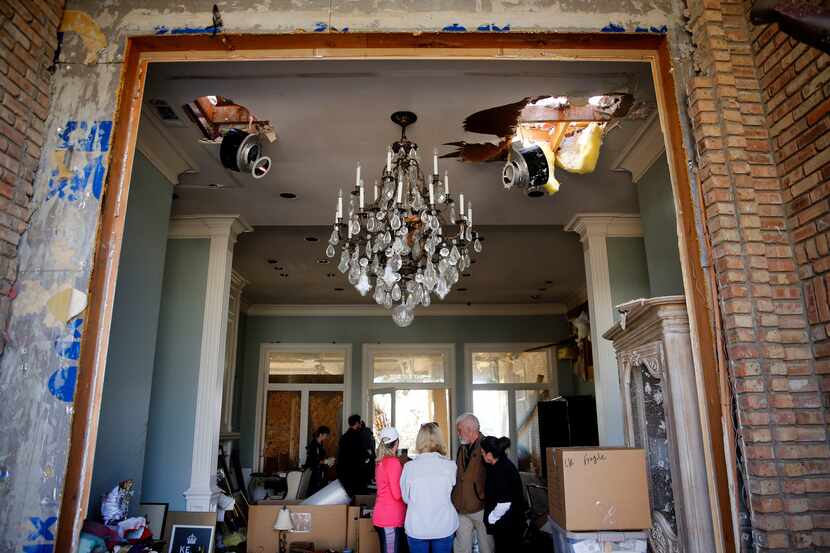 Homeowner Brenda Schneider said the crystal chandelier in her front entryway on Palomar Lane...