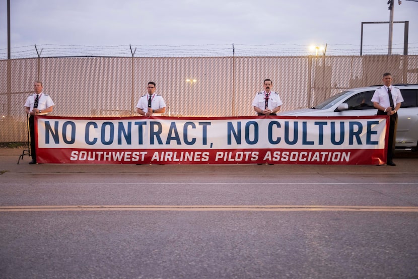 Pilots with the Southwest Airlines Pilots Association, which represents the over 9,000...