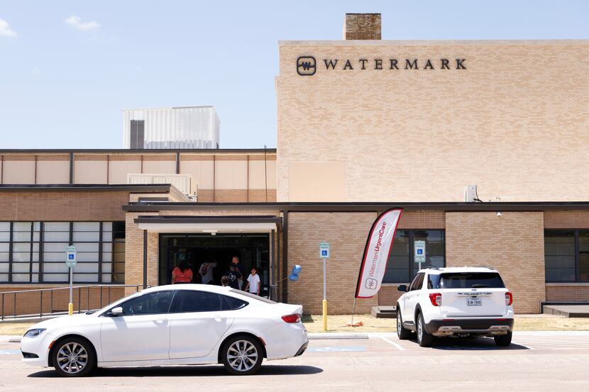 Front entrance of Watermark South Dallas campus on Saturday, July 23, 2022 in Dallas....