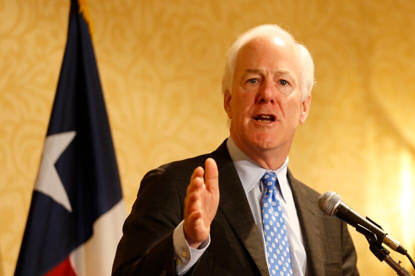 Sen. John Cornyn attended a breakfast with the Texas delegates Tuesday, the second day of...