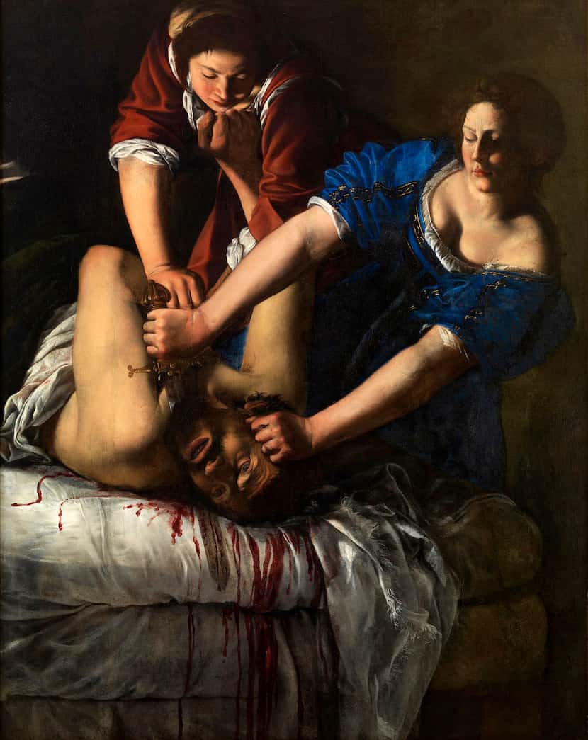 Baroque artist Artemisia Gentileschi seemed to be making a statement that women must stand...