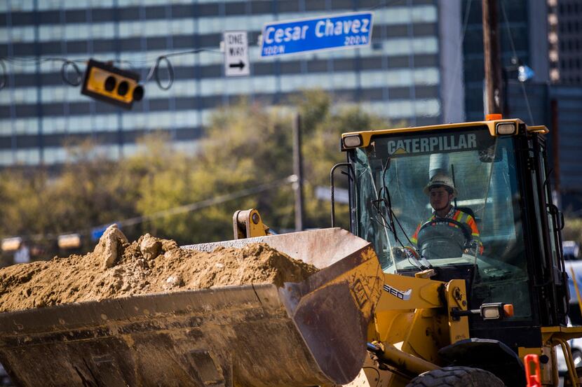 Construction continues on the expansion of Cesar Chavez Boulevard, the most never-ending...