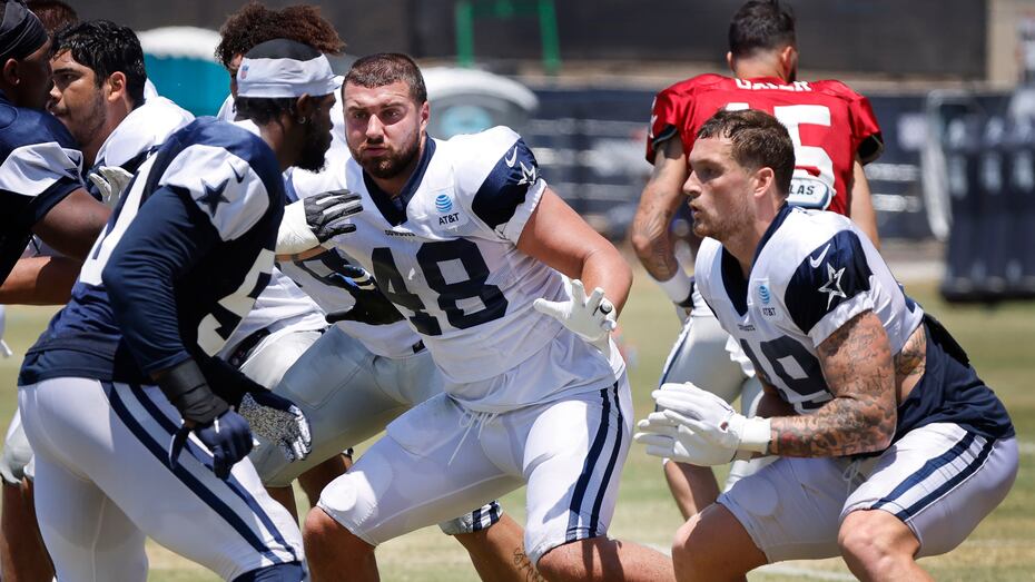 Cowboys TEs Jake Ferguson, Peyton Hendershot putting rookie experience to  good use