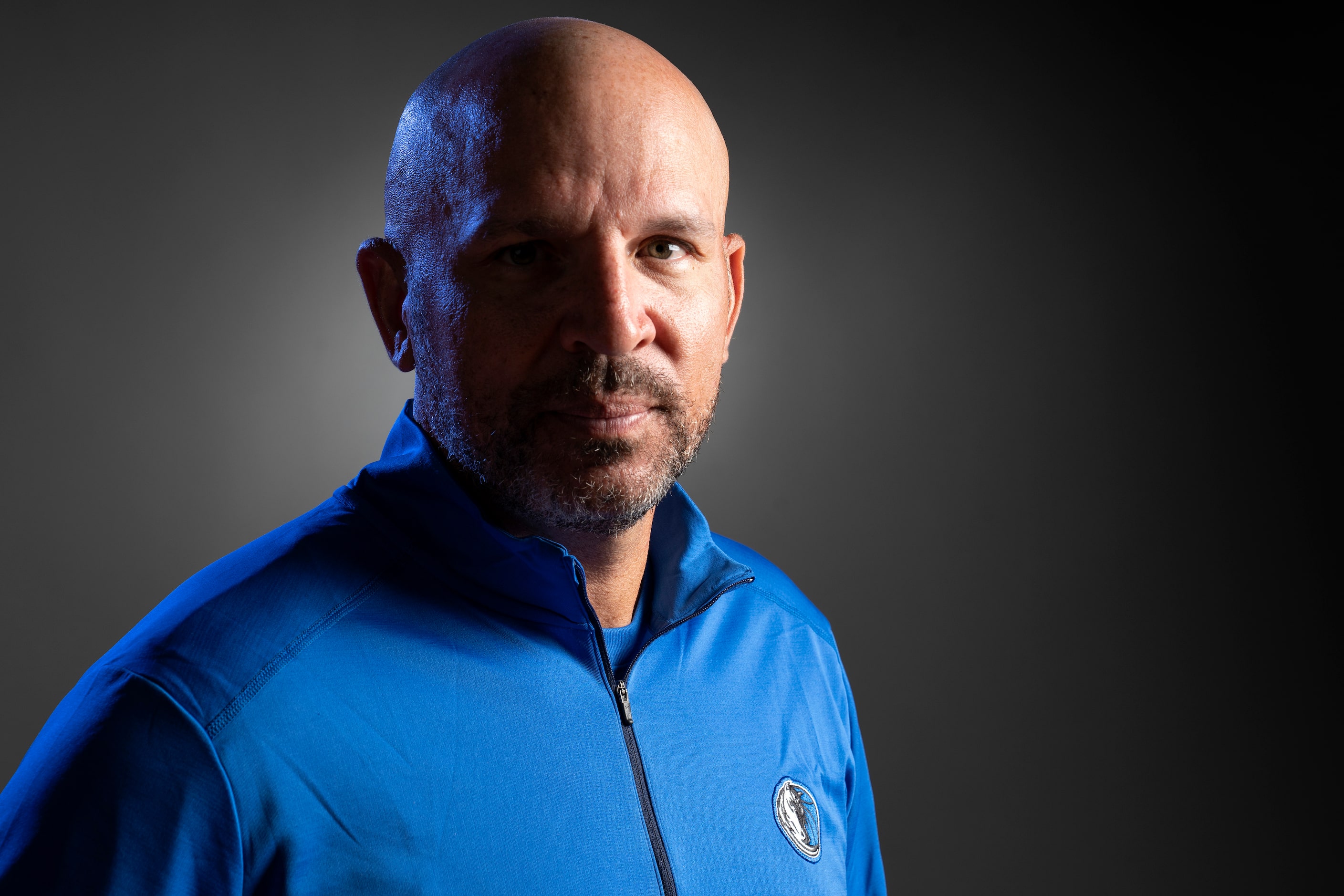 Dallas Mavericks head coach Jason Kidd poses for a portrait during the Dallas Mavericks...