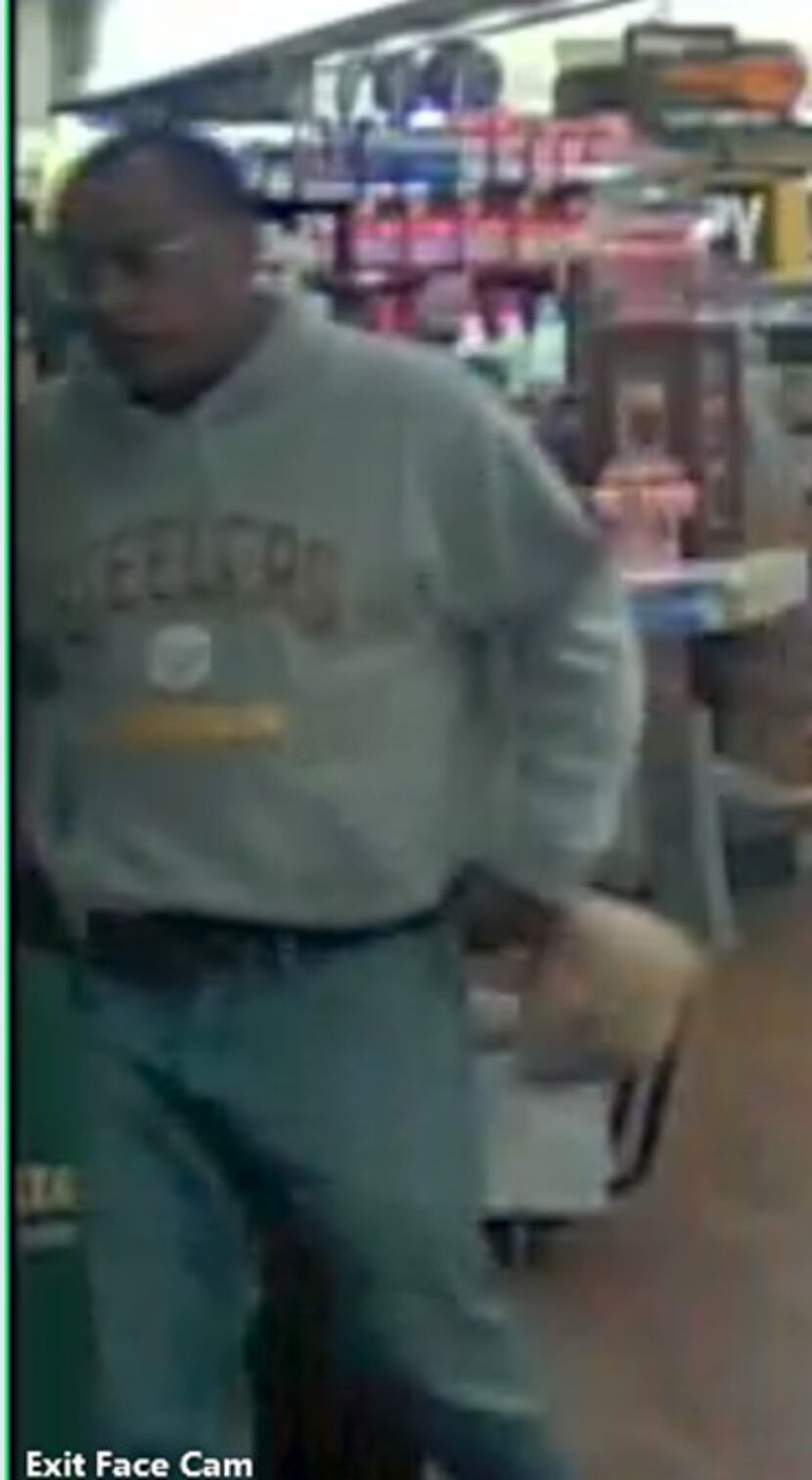 Surveillance camera captured footage of a man suspected in the sexual assault that occurred...