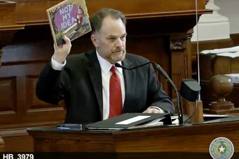A framegrab from the Texas House of Representatives video shows Rep. Steve Toth, R-The...