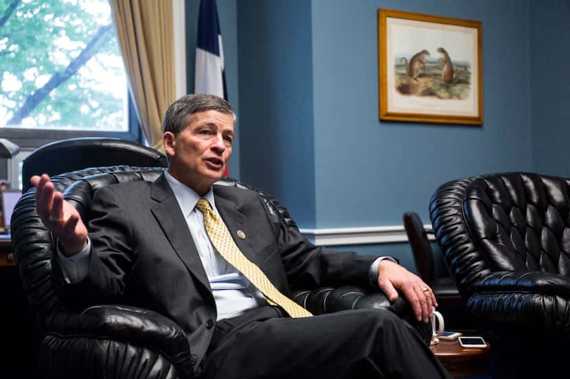 Rep. Jeb Hensarling, in his office on Capitol Hill. (Zach Gibson/Special Contributor)