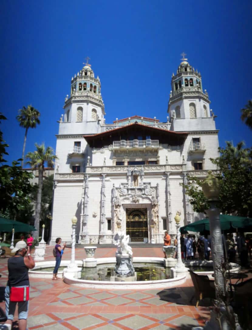 Hearst Castle, the 165-room estate of newspaper publisher William Randolph Hearst, in San...