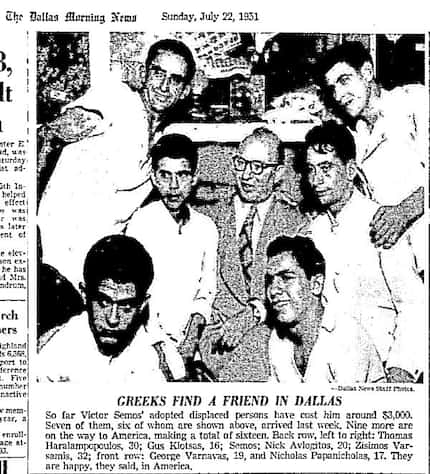 "Greeks find a friend in Dallas". Published on July 22, 1951.