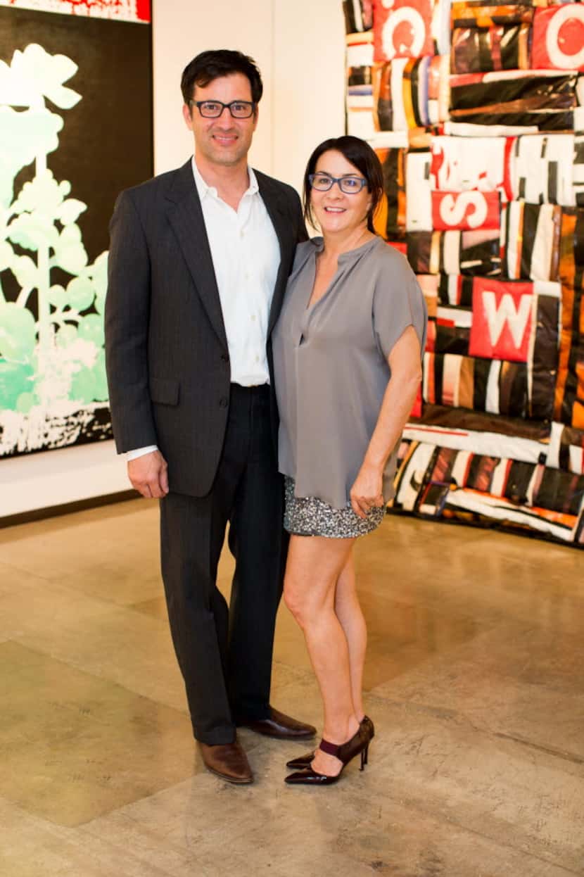 Jason and Ree Willaford at the Dallas Art Fair Preview Gala at FIG in downtown Dallas on...