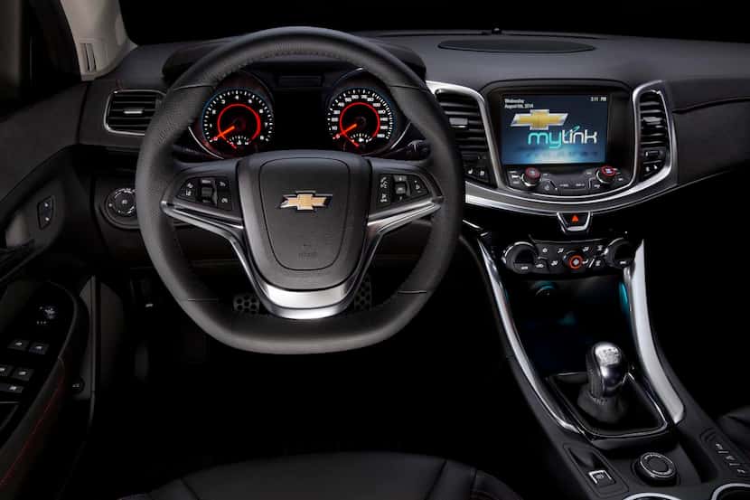 
The interior of the 2015 Chevrolet SS doesn’t quite feel up to the car’s price tag.
