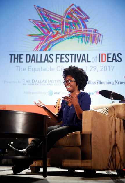 Author Yaa Gyasi spoke about her debut novel during the Dallas Festival of Ideas in April 2017.