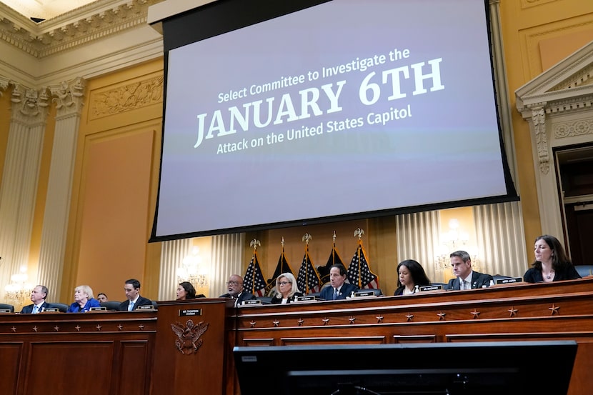 FILE - From left, Rep. Adam Schiff, D-Calif., Rep. Zoe Lofgren, D-Calif., staff counsel Dan...