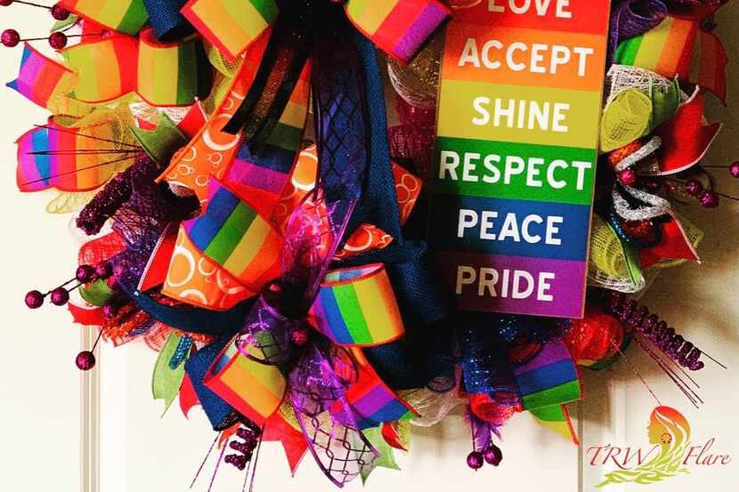 Tamara Warren's Pride Month wreath has sparked anti-LGBTQ outcry on the...