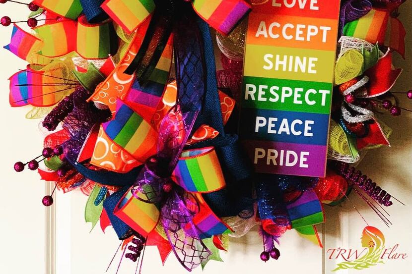 Tamara Warren's Pride Month wreath has sparked anti-LGBTQ outcry on the...
