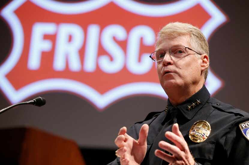 Frisco Police Chief John Bruce has been with the department for 23 years and has been chief...