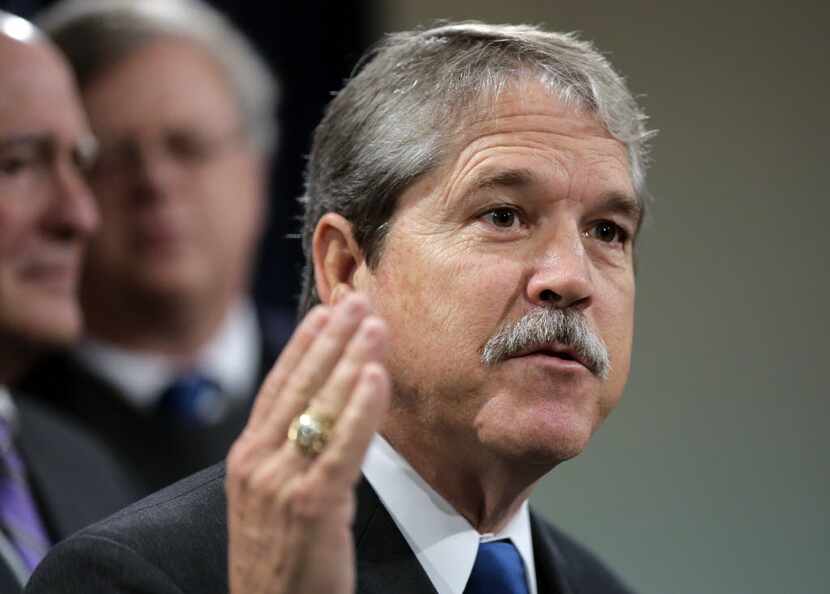 Sen. Larry Taylor, R-Friendswood, countered claims that his bill would siphon tax money from...
