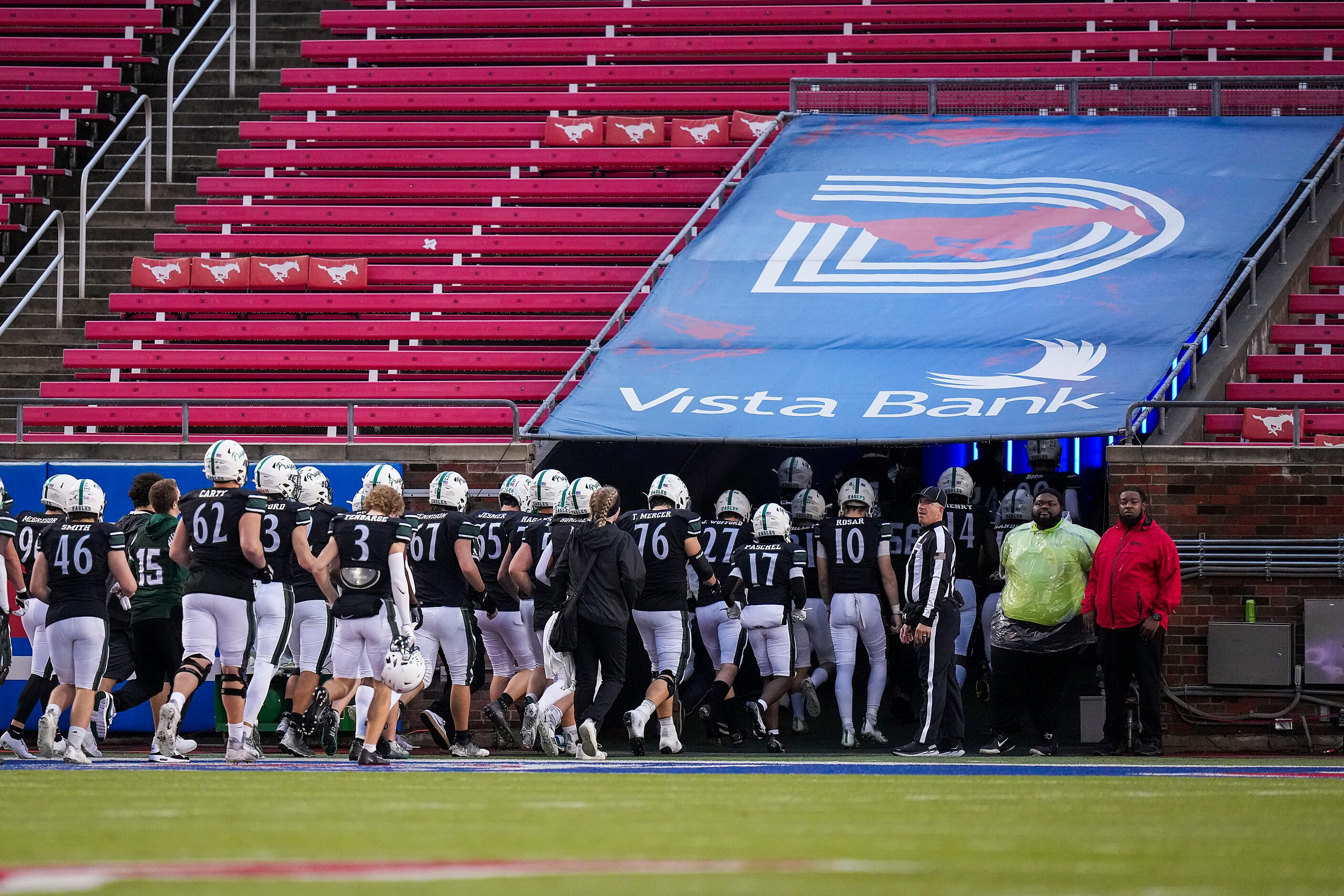 Prosper head to the locker room as lightning in the area forces a delay during the first...