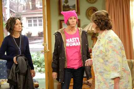 Politics are front-and-center in Roseanne. Aunt Jackie has no problem pushing Roseanne's...