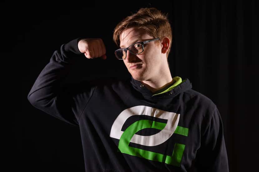 Seth "Scump" Abner for OpTic Texas CDL esports team, on Friday, Dec. 10, 2021 at the Envy...