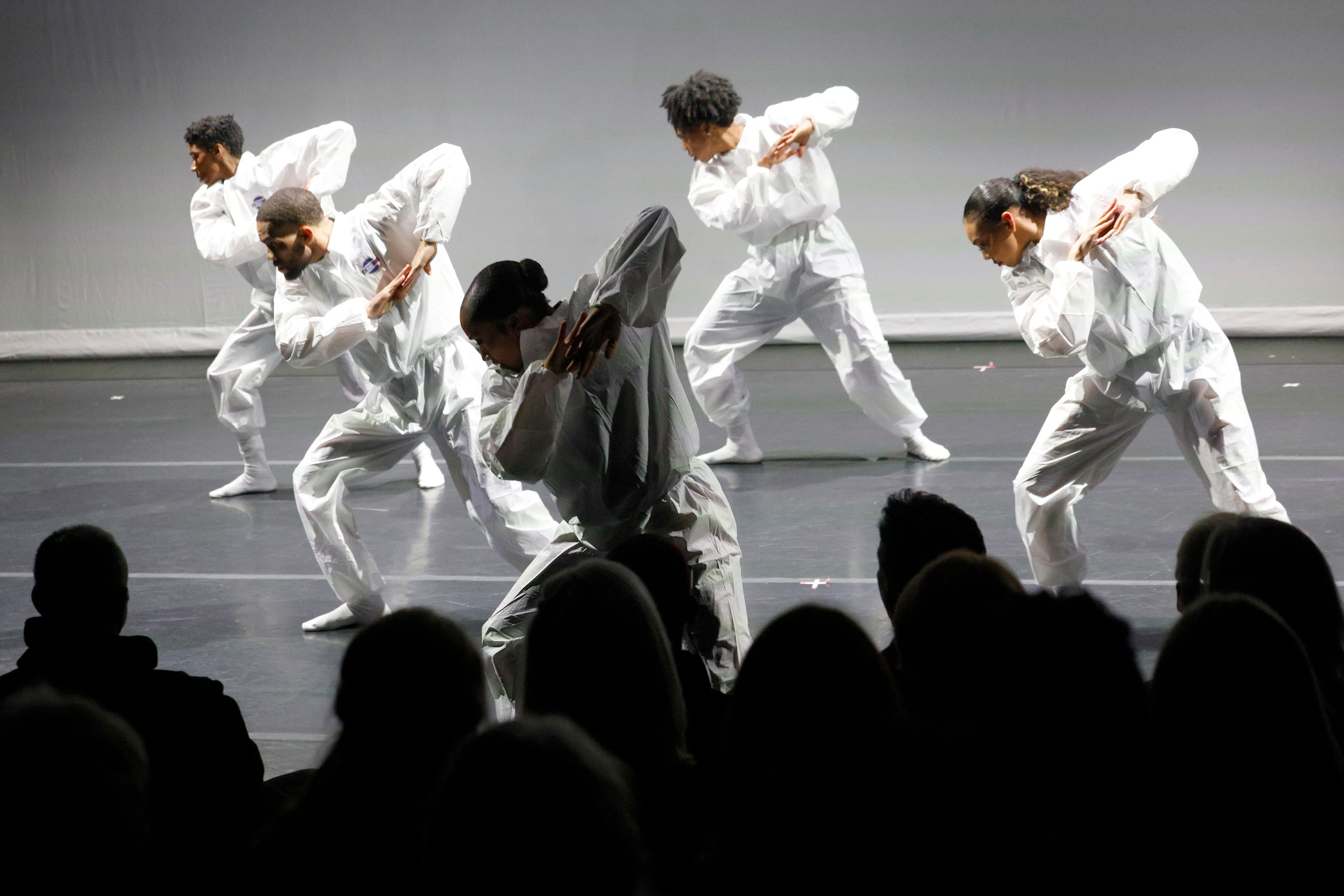 Former Dallas Black Dance Theatre dancers perform “ Psychological Warefare: A Carte...