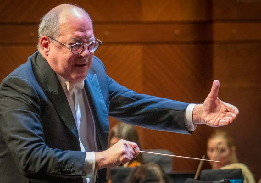 Fort Worth Symphony Orchestra music director Robert Spano conducted the FWSO performance of...