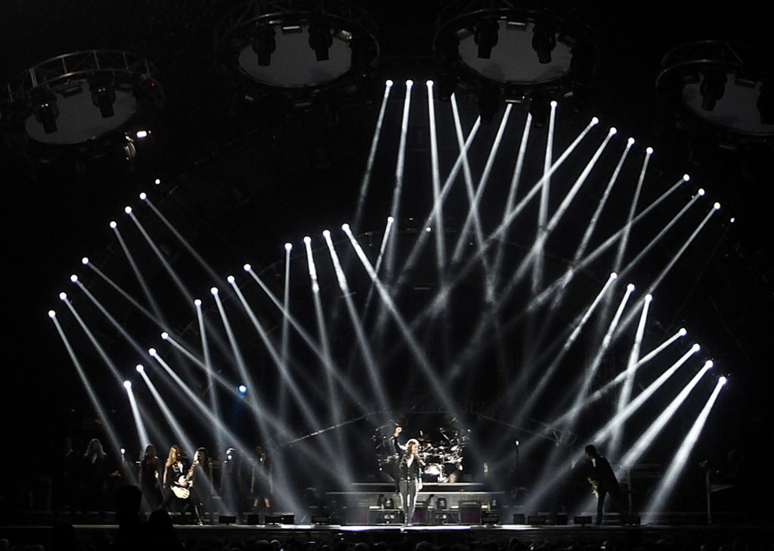 The Trans Siberian Orchestra performed at the American Airlines Center in Dallas on Sunday,...