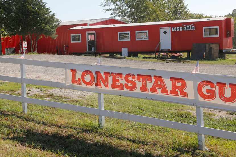 Exterior of the LoneStar Gun Club, photographed Friday October 6, 2017 in unincorporated...