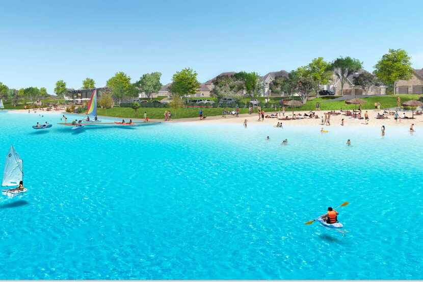 The Crystal Lagoon in Prosper's Windsong Ranch community will open this summer.