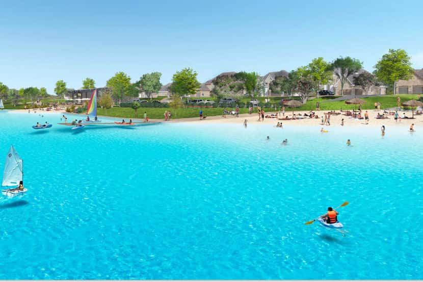 The Crystal Lagoon in Prosper's Windsong Ranch community will open this summer.