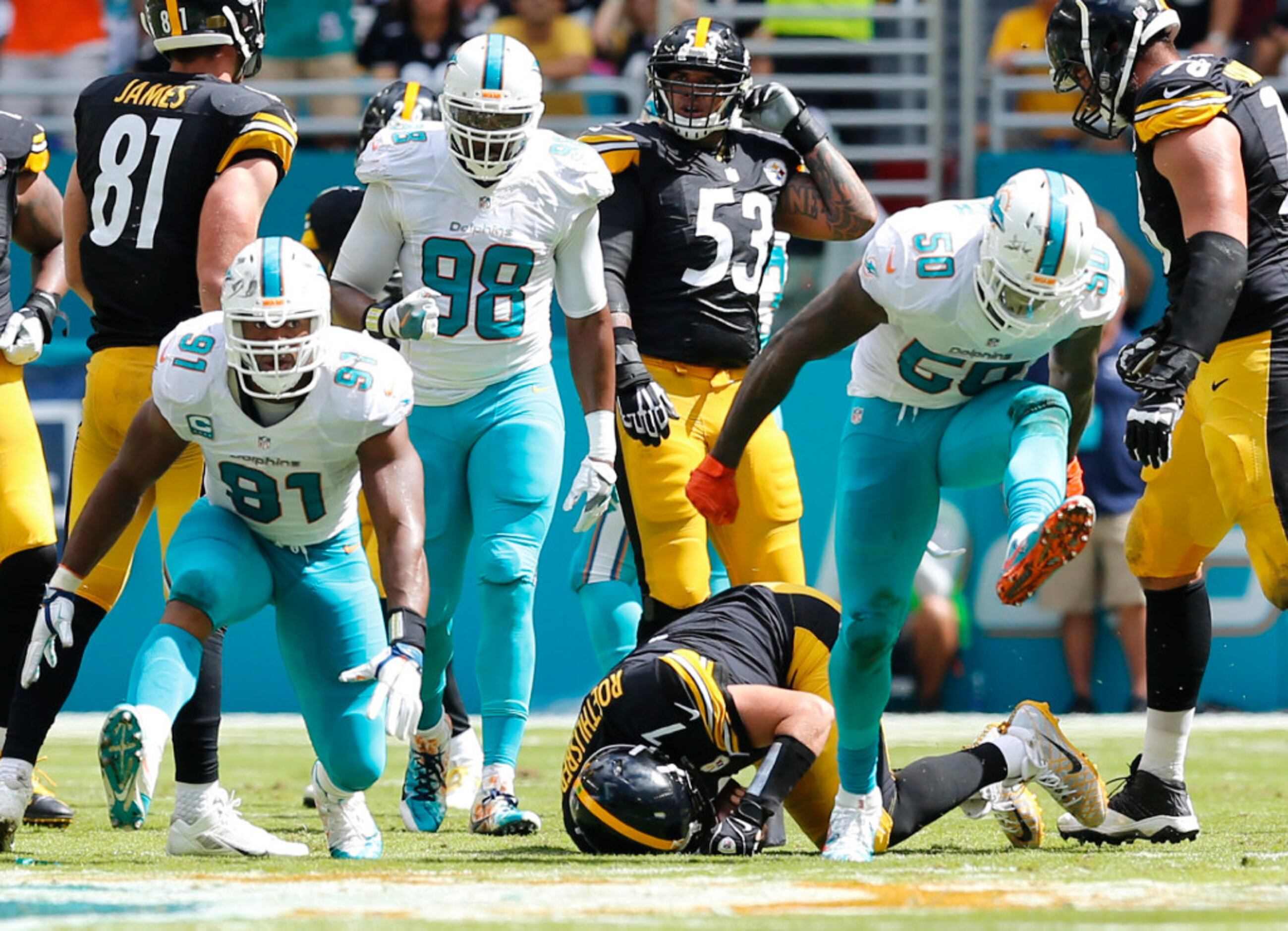 Ben Roethlisberger will have surgery after injuring left knee vs. Dolphins  