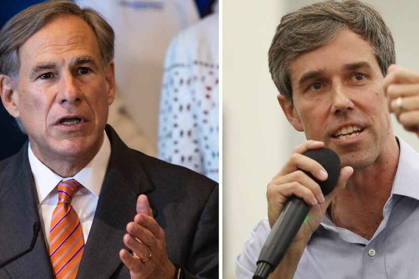 Democrat Beto O’Rourke is running for governor against two-time Republican incumbent Greg...