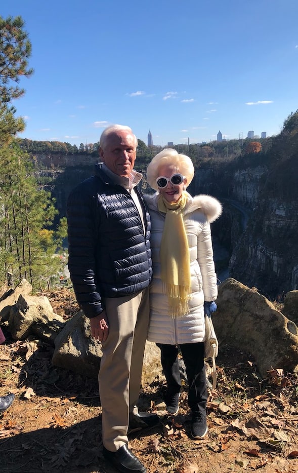 Jody and Sheila Grant at Westside Park at Bellwood Quarry in Atlanta   on Dec. 3.