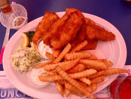 The Lobster Roll restaurant serves the "best fish and chips I ever had," award-winning chef...