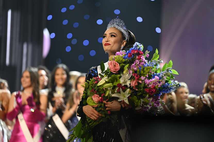 R'Bonney Gabriel was crowned Miss Universe at the New Orleans Ernst N. Morial Convention...