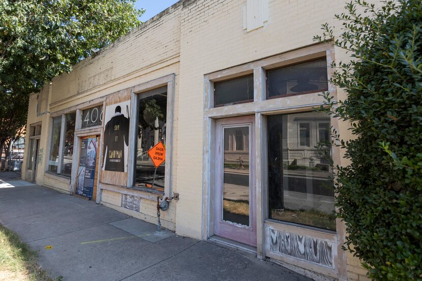 The 1930 building at 408 South Harwood will be reconfigured to serve as the park services...