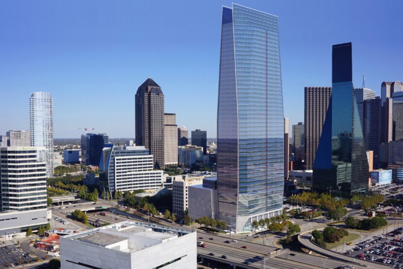 Ross Perot Jr.’s  Hillwood development company has done design concepts for a new skyscraper...